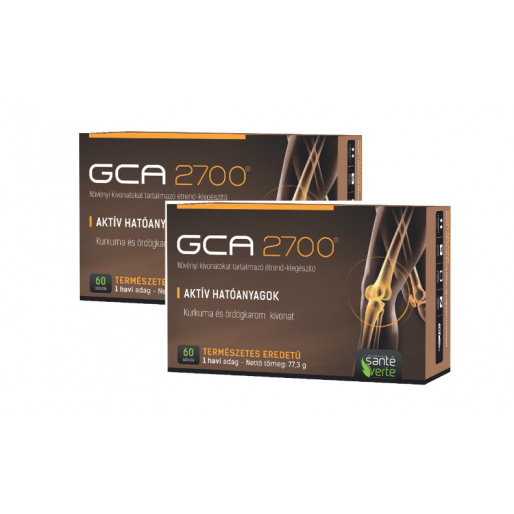GCA 2700 Aktív Kurkuma Ördögkarom tabletta csomag 2x60db