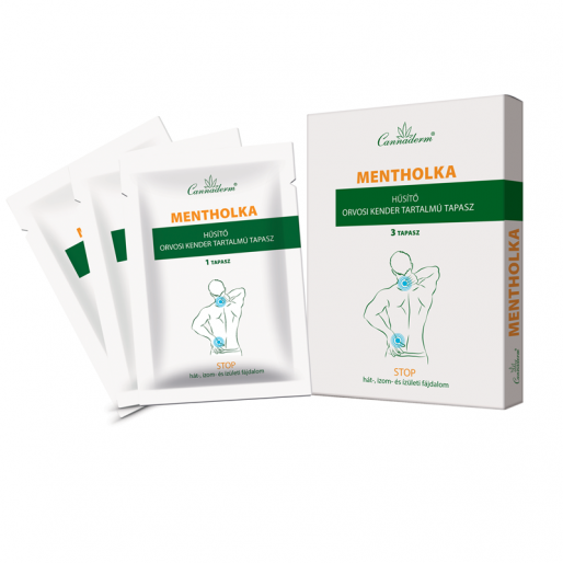 Cannaderm Mentholka hűsítő tapasz