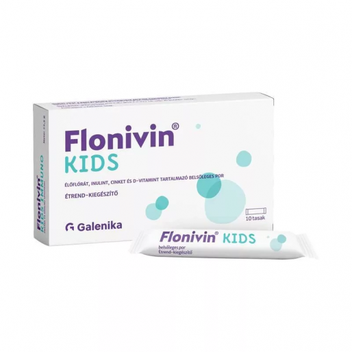 Flonivin KIDS élőflóra Cink D3 por
