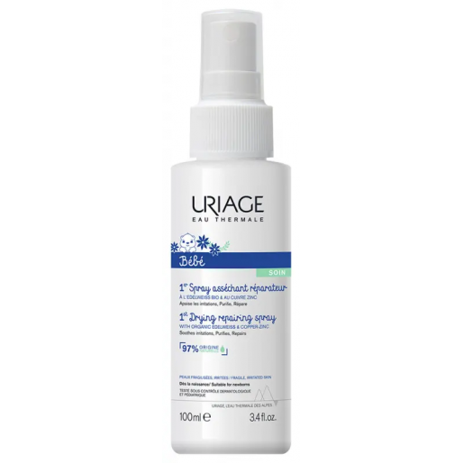 Uriage Baba CU-ZN+ spray irritált bőrre - Lejárat közeli 2025.09.30.