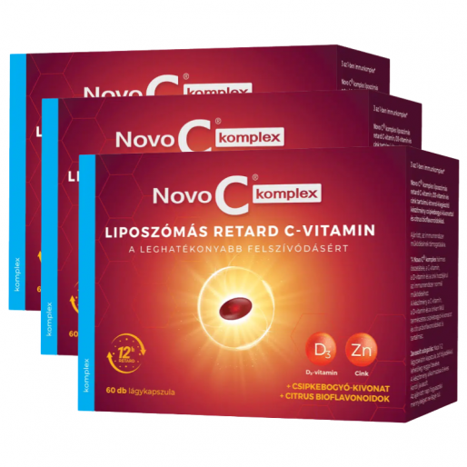 Novo C Komplex liposzómás C-vitamin csomag 3 darab