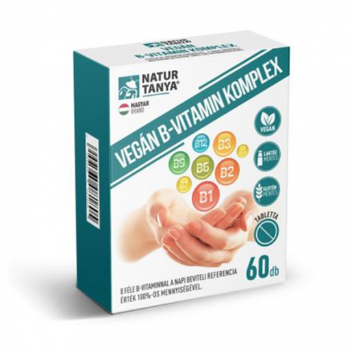 NaturTanya Vegán B-Vitamin Komplex tabletta - 60x