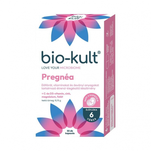 Bio-Kult Pregnéa étrendkiegészítő kapszula - 30x