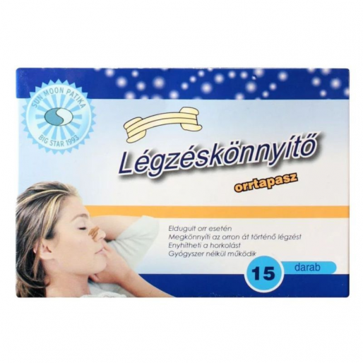 Sun Moon Légzéskönnyítő orrtapasz - 15x