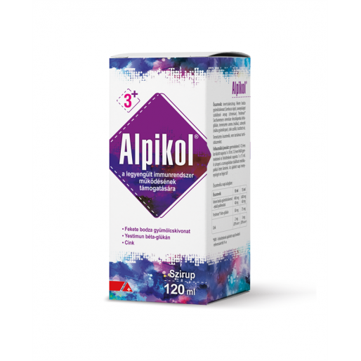 Alpikol gyógynövény cink szirup - 120ml