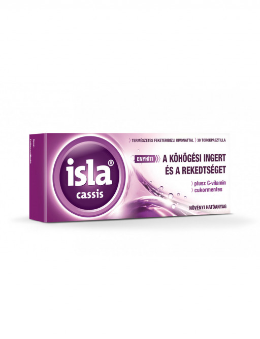 Isla Cassis Plus C-vitamin Torokpasztilla AlpenPharma