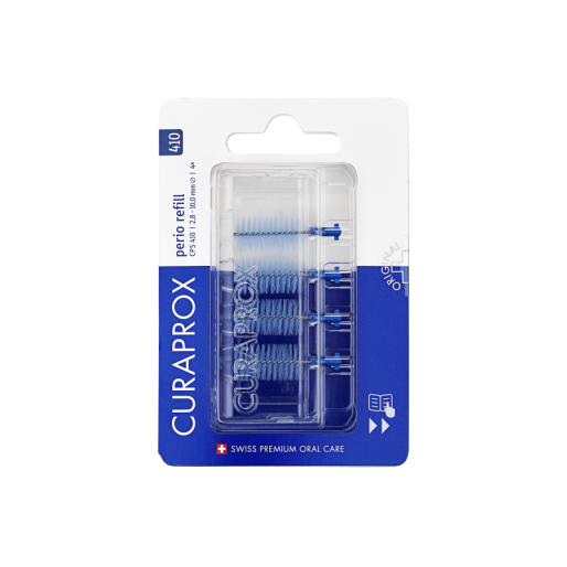 Curaprox CPS 410 Perio kék fogköztisztító kefe - 4x
