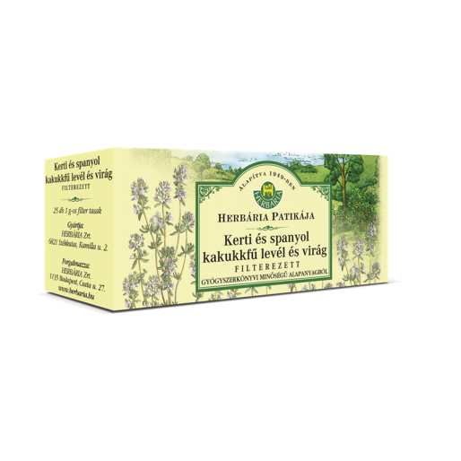 Herbária Kerti és spanyol kakukkfű levél és virág (Thymi herba) filteres - 25x