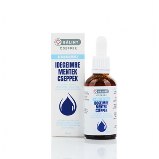 Bálint Cseppek ALKOHOLMENTES Idegeimre mentek cseppek - 50 ML
