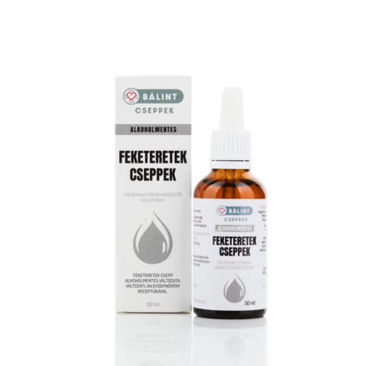 Bálint Cseppek ALKOHOLMENTES Feketeretek Cseppek - 50ml