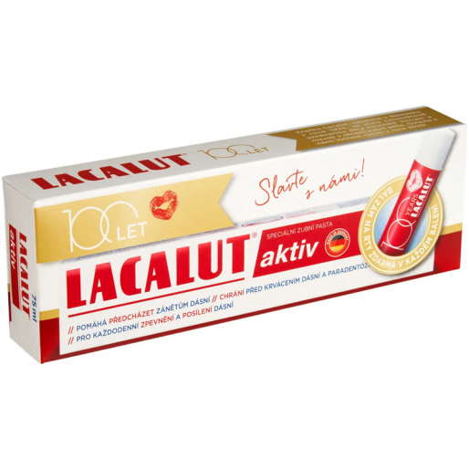 LACALUT Aktiv fogkrém + ajakbalzsam - 75ml