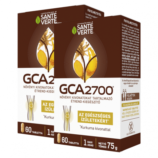 GCA 2700 Aktív Kurkuma Ördögkarom tabletta csomag 2x60db
