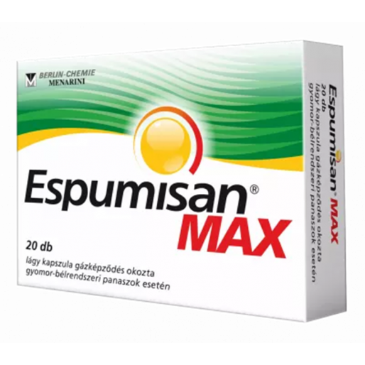 Espumisan MAX 140mg lágy kapszula - 20x