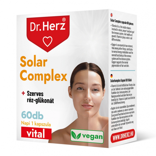 Dr. Herz Solar Complex Barnító kapszula - 60x