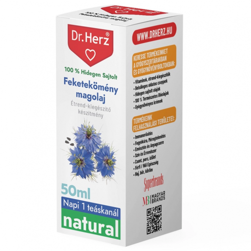 Dr. Herz Feketekömény magolaj 100% hidegen sajtolt - 50ml