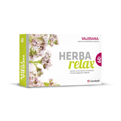 Goodwill Herba Relax tabletta - 60x - Lejárat közeli: 2026.06.30.