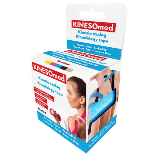 Kinesomed kinesio tape (szalag) 5cmx5m kék