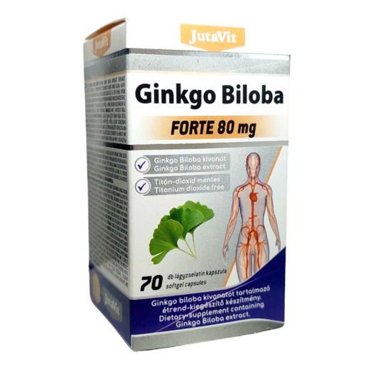 Jutavit Ginkgo Biloba forte 80mg kapszula - 70x