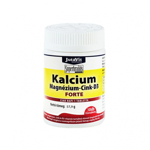 Jutavit Kalcium+Magnézium+Cink forte tabletta - 30x
