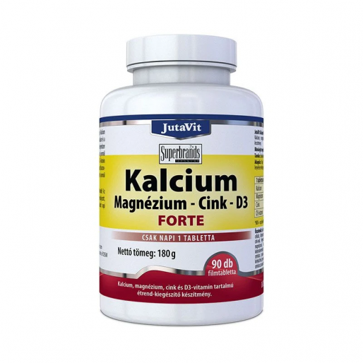 Jutavit Kalcium+Magnézium+Cink forte tabletta - 90x