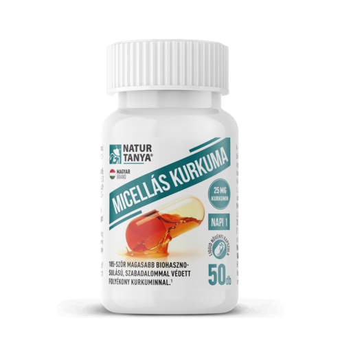 Natur Tanya® Micellás Kurkuma kapszula - 50x