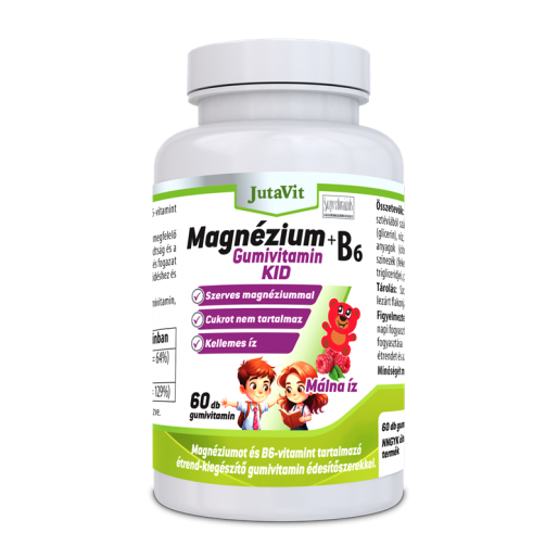 JutaVit Magnézium + B6 Gumivitamin KID gumivitamin - 60x