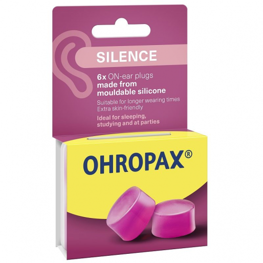 OHROPAX SILENCE bőrbarát szilikon füldugó - 6x