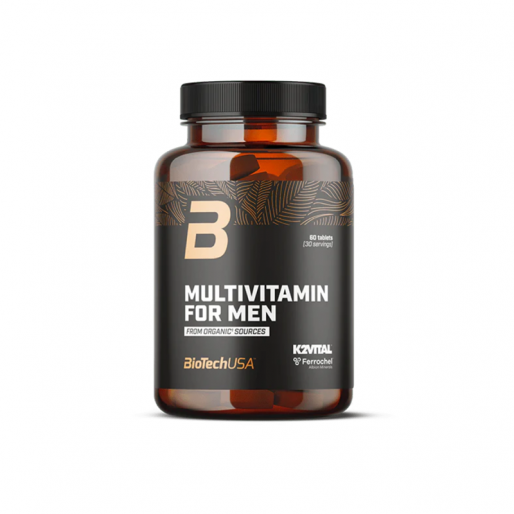BioTechUsa Multivitamin For Men from organic sources - 60x