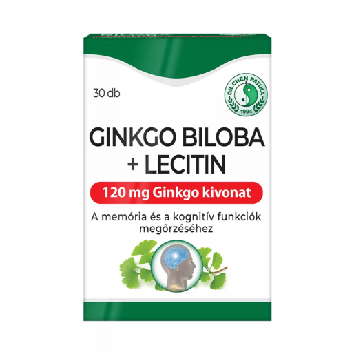 Dr. CHEN Ginkgo Biloba 120mg + Lecitin kapszula - 30x