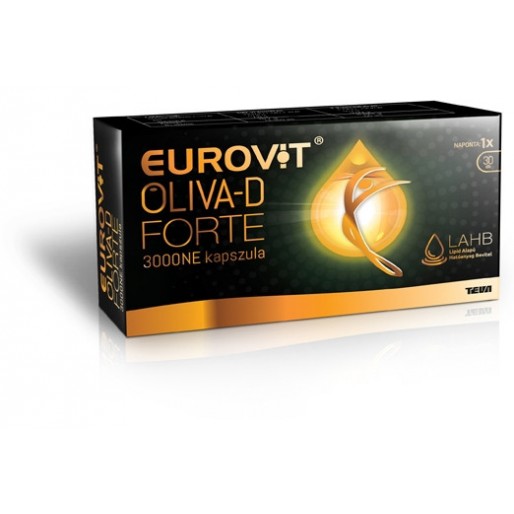 Eurovit Oliva-D Forte 3000NE kapszula - 30x
