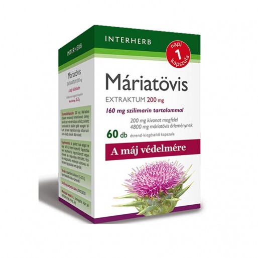 Interherb Máriatövis Extraktum kapszula
