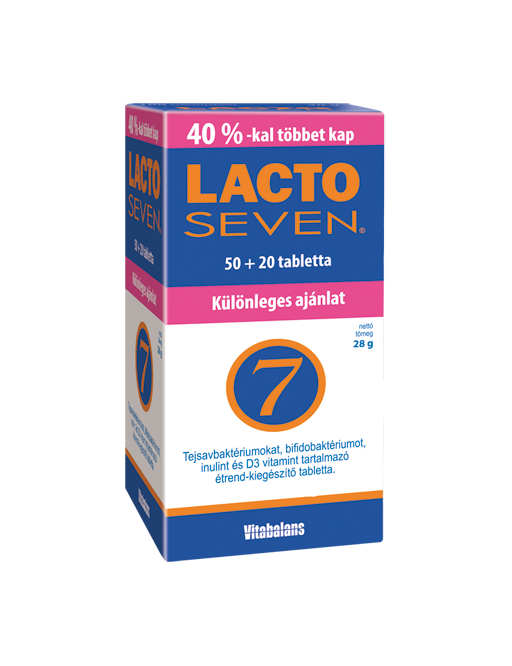 Lactoseven tabletta VITABALANS 70x