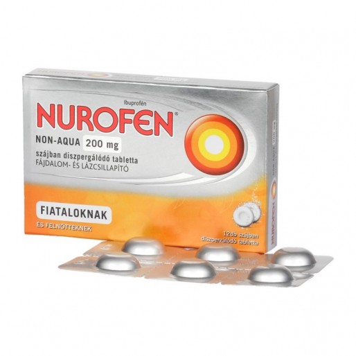 Nurofen Non-Aqua 200mg szájban diszpergálódó tabletta