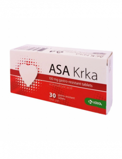 ASA Krka 100 mg gyomornedv...