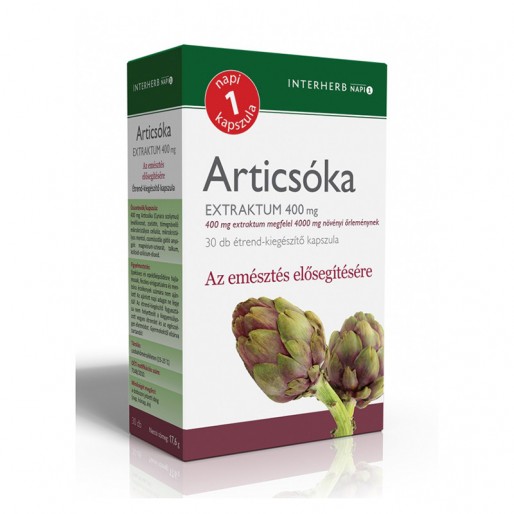 Interherb Articsóka Extraktum kapszula - 30x