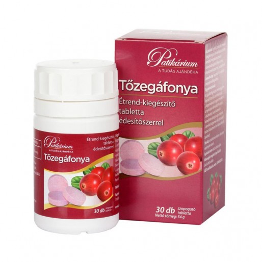 Patikárium Tőzegáfonya Tabletta
