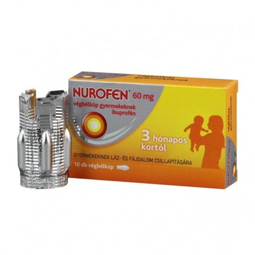 Nurofen 60 mg végbélkúp gyermekeknek