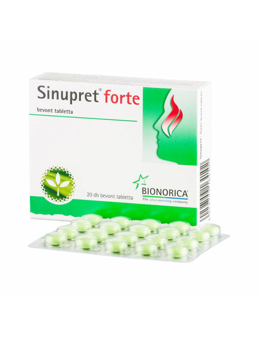 Sinupret forte bevont tabletta