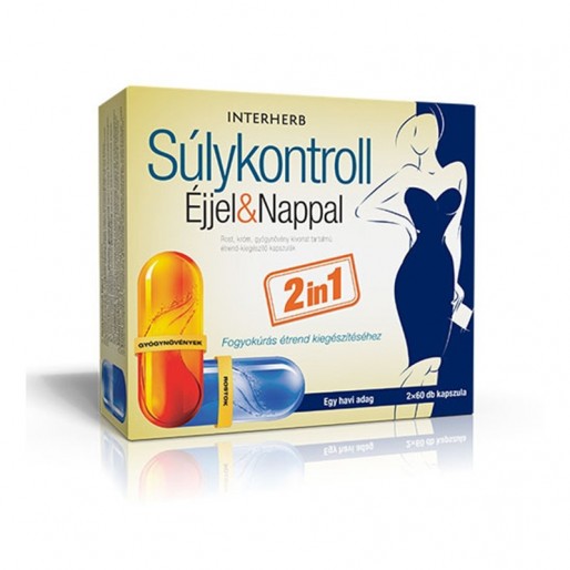Interherb Súlykontroll Éjjel&Nappal Kapszula -120x