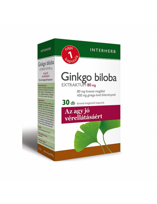 Interherb Ginkgo biloba Extraktum kapszula