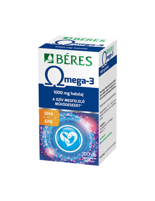 Béres 1000mg Omega-3 lágyzselatin kapszula