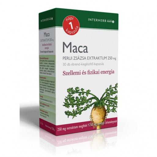 Interherb Maca Perui zsázsa Extraktum kapszula