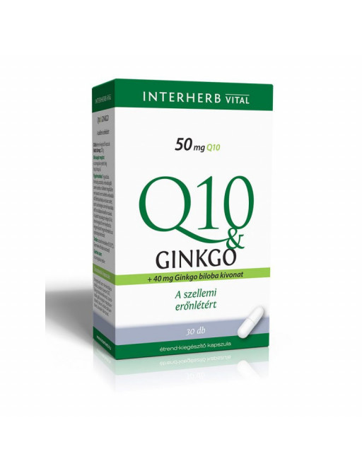 Interherb Q10 & Ginkgo kapszula