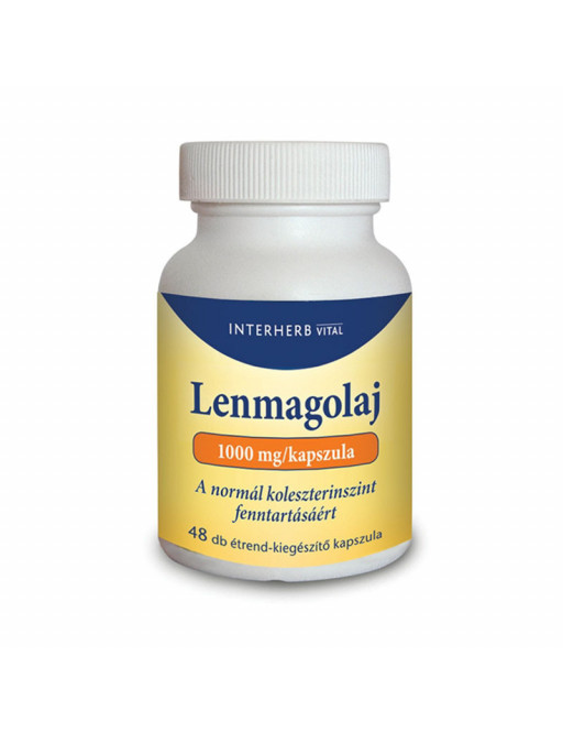 Interherb Lenmagolaj 1000 mg kapszula