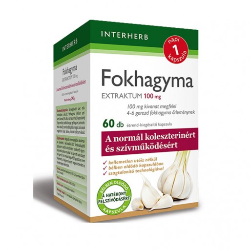Interherb Fokhagyma Extraktum kapszula