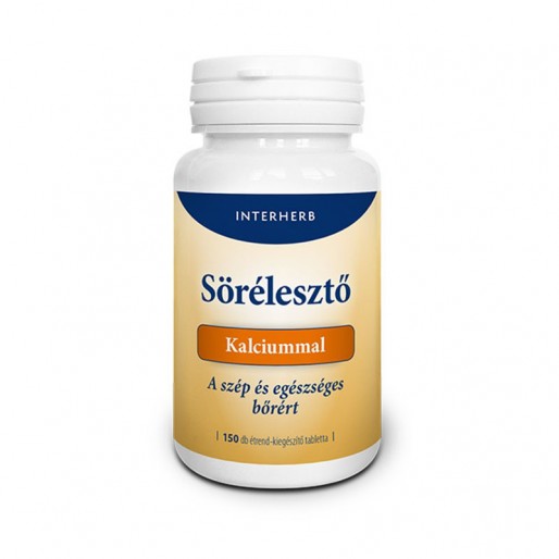 Interherb Sörélesztő Kalciummal tabletta -150x