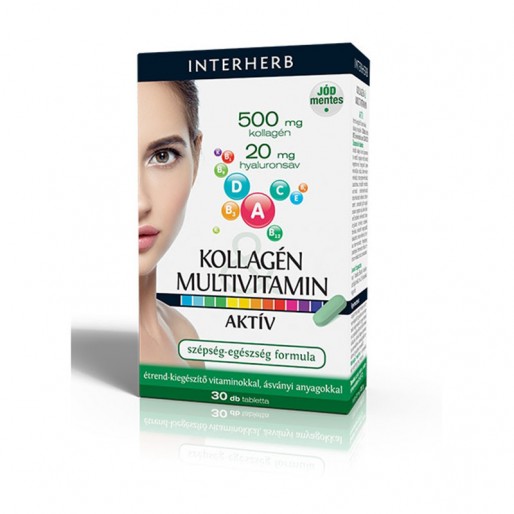 Interherb Kollagén és Multivitamin tabletta - 30x