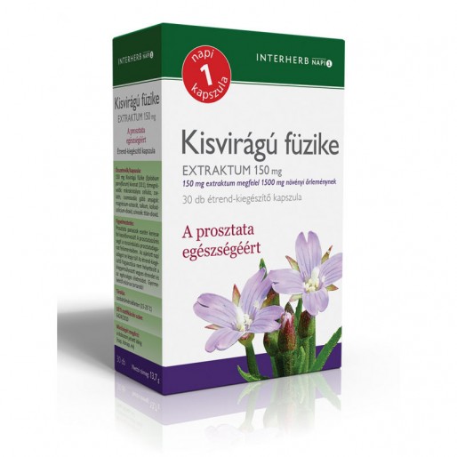 Interherb Kisvirágú füzike Extraktum kapszula