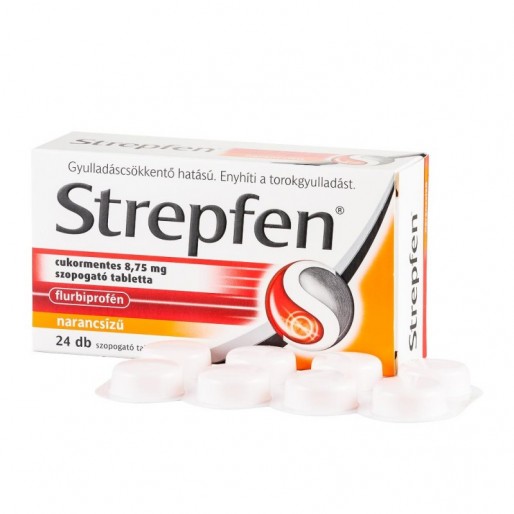 Strepfen 8,75 mg cukormentes szopogató tabletta