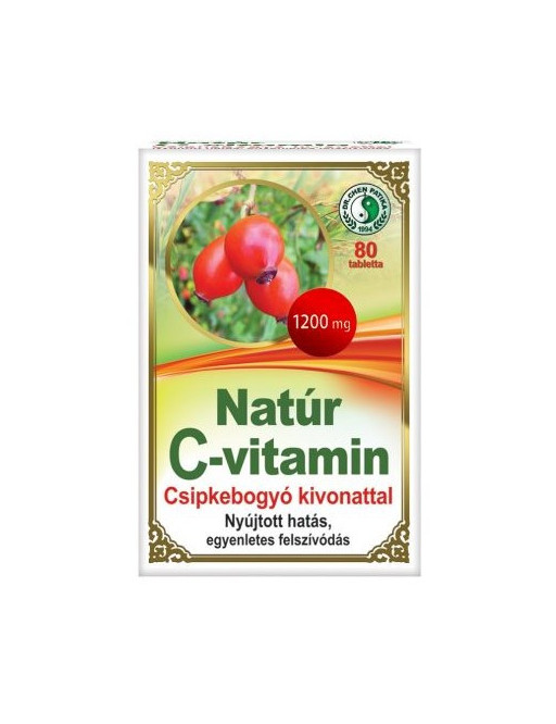 Natúr C-vitamin Csipkebogyó 1200 mg tabl. DR.CHEN